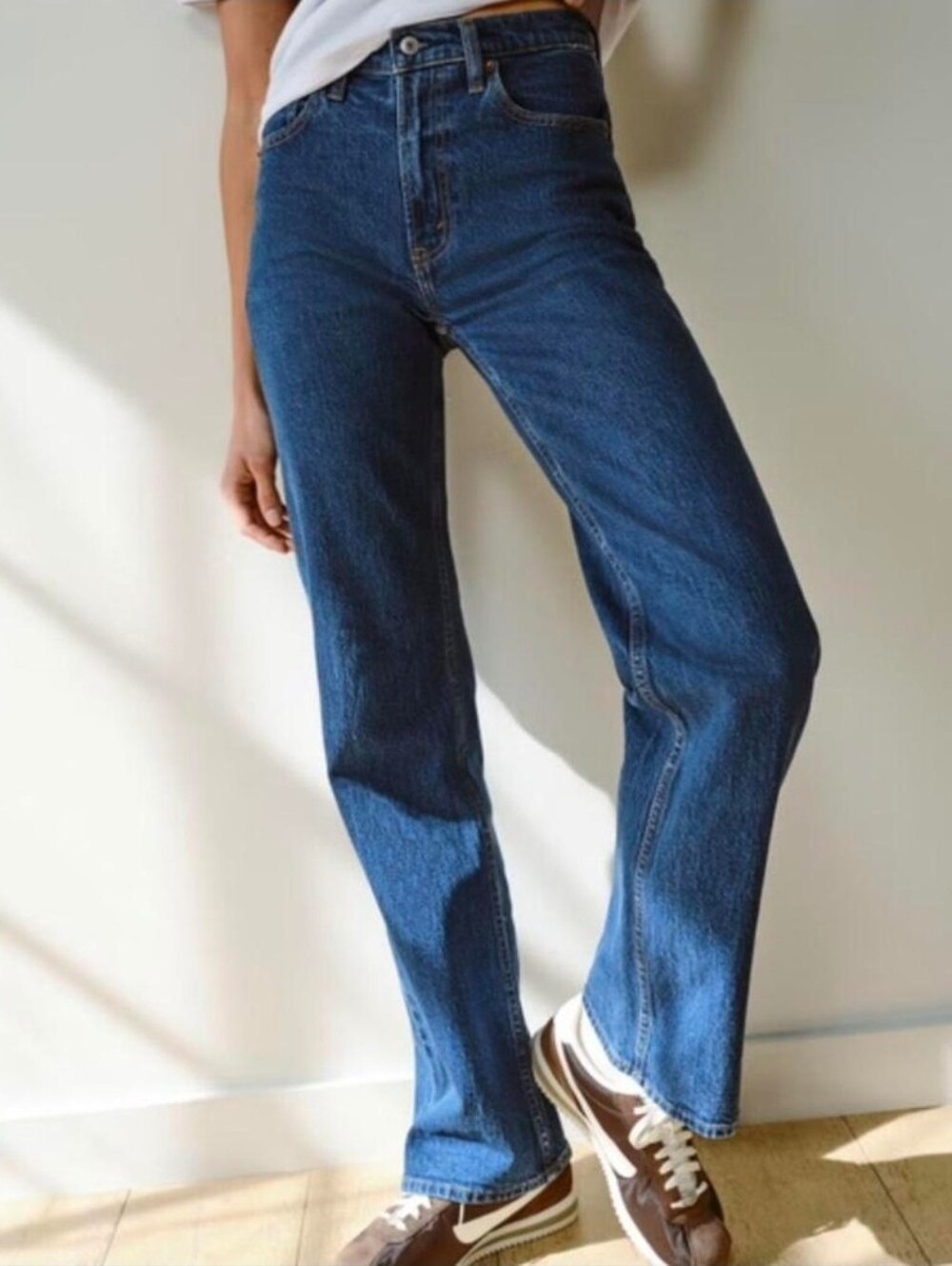 Abercrombie & Fitch High Rise 90s Relaxed Jeans 30 Dark Wash Wide Leg Denim